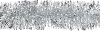 Produktbild von Weihnachtsgirlande Lametta 7cm x 3m Silber