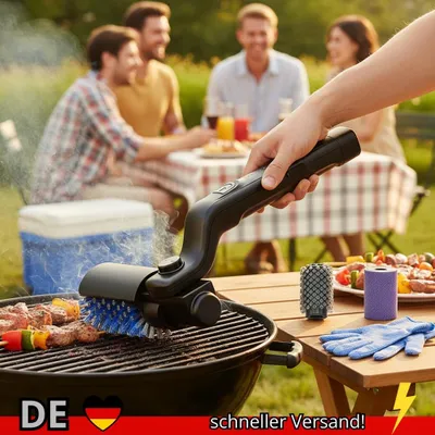 Produktbild von BBQ-Grillbürste 3 Geschwindigkeitsstufen Elektrische Grillbürste 180 °
