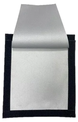Produktbild von INF Zelt-Ofen Kamineinsatz Silikon-Glasfaser 20cm x23cm Hitzeschutz