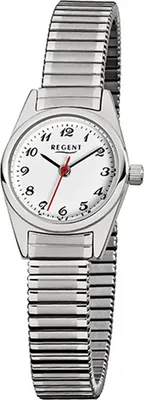 Produktbild von Regent Stahl Damen Uhr F-270 Quarzuhr Armband silber D2URF270