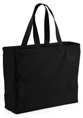 Produktbild von Westford Mill Canvas Classic Einkaufstasche, 26 Liter FK957 (Einheitsgröße) (Schwarz)
