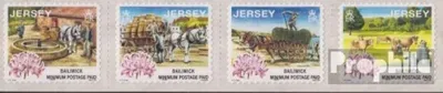 Produktbild von Briefmarken GB - Jersey 2000 Mi 855III-858III Viererstreifen (kompl.Ausg.) postfrisch Freimarken