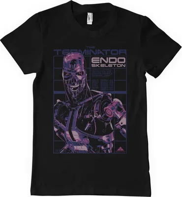 Produktbild von Endoskeleton T-Shirt - Small - Black