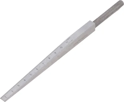 Image de Mesureur de trou en acier inoxydable 2 échelles 0.5?11mm