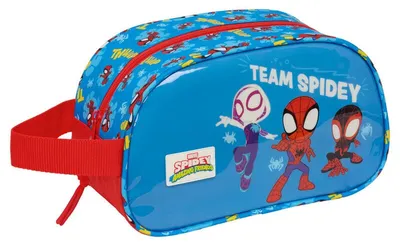 Productafbeelding van Safta Spidey, toilettas, 26x15x12 cm, blauw, voor kinderen, blauw, one size