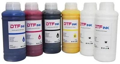 Immagine prodotto di Stampanti DTF, alta qualità di stampa, velocità di stampa elevata, 1 set da 1000 ml, colori CMYK