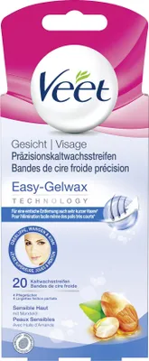 Produktbild von Veet Kaltwachsstreifen Gesicht sensible Haut 20 Stück