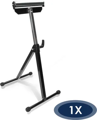 Produktbild von Yakimz 1x Rollenbock Ständer Höhenverstellbar Materialständer Rollen Faltbar Rollbock