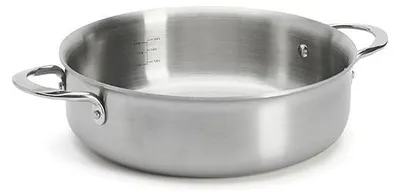 Imagen del producto de Sartén de acero inoxidable De Buyer, modelo 3612.24, de 24 cm