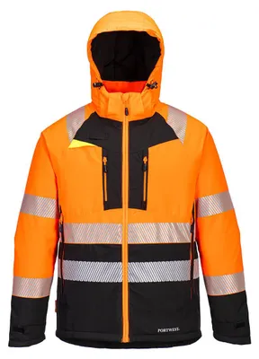 Immagine prodotto di Giacca invernale ad alta visibilità classe 2 "DX430" DX4 - Portwest Arancione/Nero L