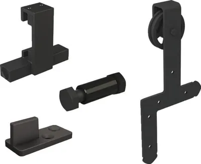 Image de Kit Ferrures Type D Système Coulissant Robuste Pour Portes Lourdes - Mantion