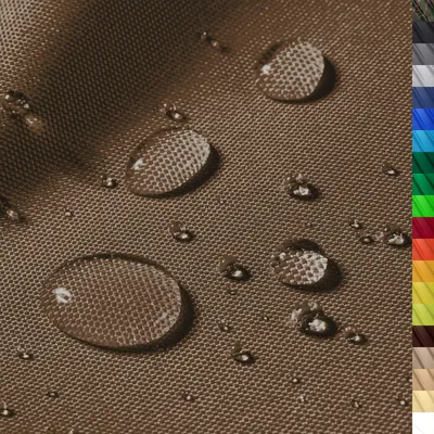 Produktbild von Omgoods – Wasserdichtes Polyestergewebe, 100 x 160 cm, mit einer Wassersäule von 8,5 mm, braun