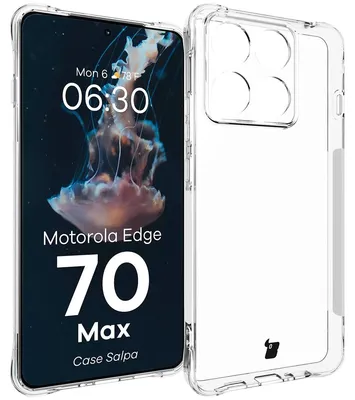 Produktbild von Flexible Handyhülle für Motorola Edge 70 Max, Bizon Case Salpa, Transparent