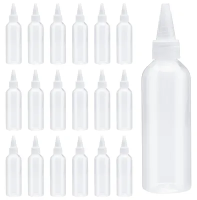 12 Kunststoffflaschen 100 ml – Spitzflaschen für Saucen & Öl