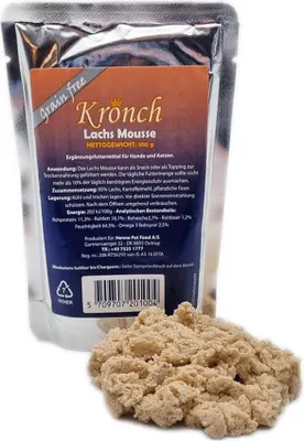 Produktbild von Henne Pet Food - Kronch Lachs-Mousse 100g