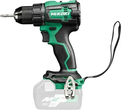 A cordless drill with a battery pack attached, shown against a white background.