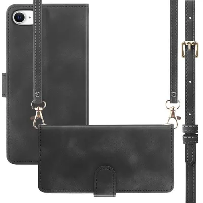 Imagen del producto de Funda Tipo Libro con Cuerda para Apple iPhone SE (2022 / 2020) / 8 / 7 -