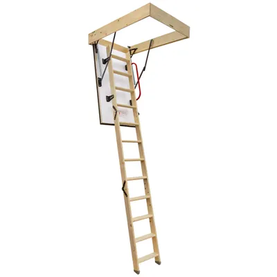 Produktbild von 4Step Bodentreppe Gedämmt EXTRA Dachbodentreppe 120x80 cm 46mm 0,86W/m2K