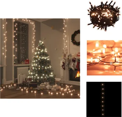 Obrázok produktu pre vidaXL LED rozprávkové svetlá so 150 LED diódami teplá biela 15 m PVC - Vianočné osvetlenie