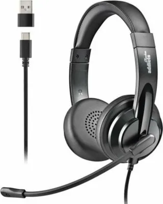 Produktbild von NGS VOX605 USB-C, Kabelgebunden, Anrufe/Musik, 20 - 20000 Hz, 170 g, Kopfhörer, Schwarz