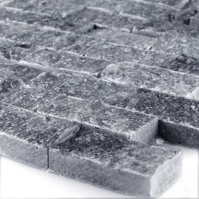 Produktbild von Mosaikfliesen Marmor Visso Nero 3D