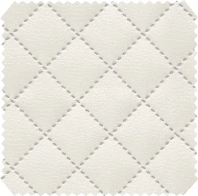 Produktbild von novely® SOLTAU Kunstleder - 3-lagig gesteppter Möbelstoff - Kaschierter Volumen-Polsterstoff mit Karo-Muster - Pflegeleichte Meterware 1lfm - Farbe: 31 Creme Weiß