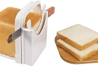Produktbild von Brotmaschine, faltbar, mit Krümelbehälter und anpassbarer Schnittdicke