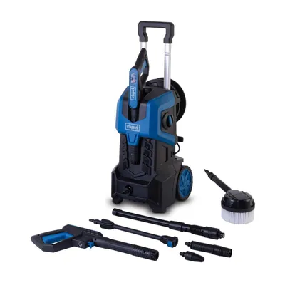 Produktbild von Scheppach Hochdruckreiniger HCE3000 | 2400 W Motor | max. 180 bar Druck | 480 L/h Fördermenge | 8 m Anti-Twist Schlauch | inkl. Düsenelement