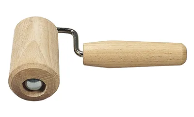 Produktbild von BACKBLECHAUSROLLER Bucheholz 7,2cm Teigrolle Teigausroller Backbleckroller Ausroller Eckenroller Nudelholz Küchenroller Nudelroller Buche Holz 79