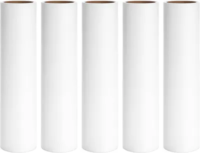 Produktbild von Fusselroller-Nachfüllpackung 5 Stück, 24 cm Große Fusselrolle, Extra Klebrig Für Tierhaare