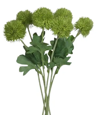 Produktbild von G.blümt Kunstblumen Allium, Künstlicher Zierstrauß Blumenbouquet für Vasen, Kunstblumenstrauß naturgetreu wie echt, Dekoblume Schnittblumen Zweige Grün