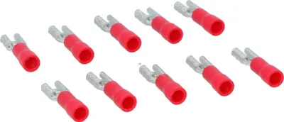 Zdjęcie produktu dla Płaska tuleja wtyczki Carpoint 741 Red 4.8x0.5mm 10 szt