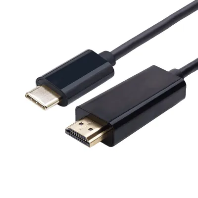 Obrázok produktu pre Kábel USB 3.1 typu C, tata na HDMI, 4K, 1,8 m, čierny