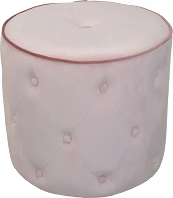 Produktbild von Hocker Sitzhocker Sitzpouf Pouf Fußhocker in Rose