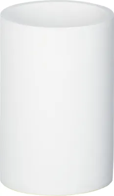 Produktbild von WENKO Zahnputz Becher Zahnbürsten Halter Zahnpasta Ida weiß Bad Accessoires
