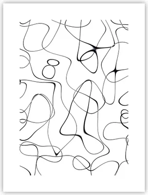 Produktbild von Poster - Poster ohne Rahmen - Linie nichts Muster - 30x40 cm - Wand Bild - Wanddeko - Wandbilder - Kunstposter - Wandposter - Bilder - Kunstdruck - Wanddekoration - Wandbild - P2XPA30x40-5054