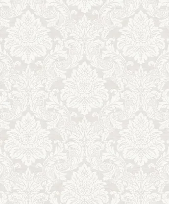 Produktbild von Masureel Tapete Barockmuster Weiß - 632112 - 53 cm x 10.05 m