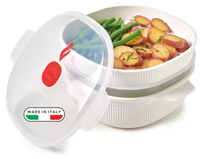 Obrázok produktu pre Snips 000851, Parný varič, Červená, Priehľadná, Biela, 4 L, 265 mm, 220 mm, 135 mm