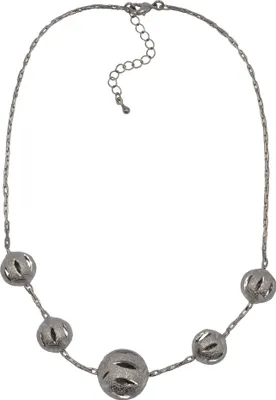 Produktbild von Steuer Modeschmuck Kette Metall 44+7cm weiß 445050067