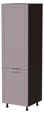 Produktbild von Vorratsschrank BARI 60x59x207cm lackiert Farbe wählbar BA-D14/DP/60/207,RAL 4009 pastellviolett matt,lava