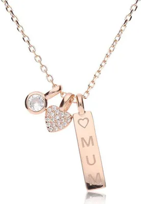 Immagine prodotto di Collane   Con ciondolo GioiaPura Rosé Fino a 42 cm  Collezione Tvb mamma - donna