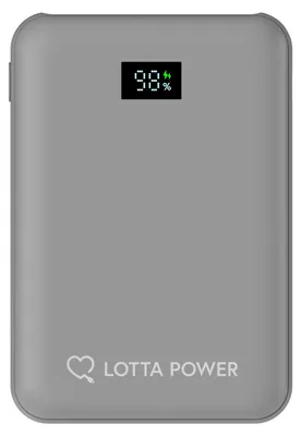 Produktbild von Lotta Power Mini 10.000 mAh 20W Schnellladen LED-Display USB-C kompakt