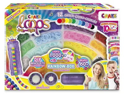 Produktbild von CRAZE 59661, Armbänder-Bastelset für Kinder, 3 Jahr(e), Silikon, Mehrfarbig
