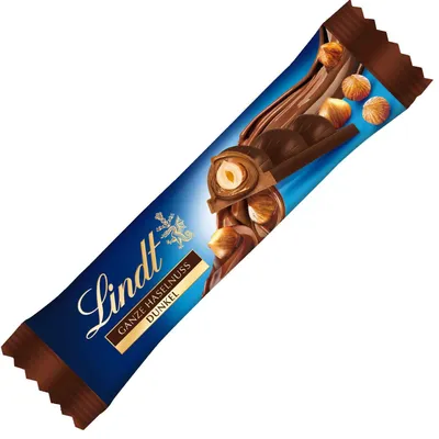 Immagine prodotto di Lindt Nut Deluxe Barretta fondente alla nocciola intera 35g