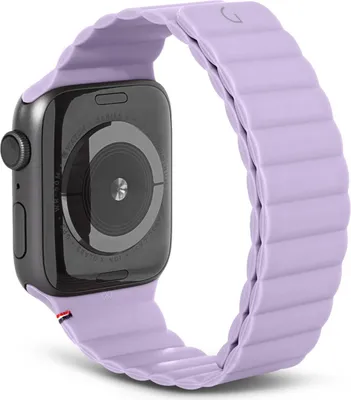 Immagine prodotto di Cinturino a trazione magnetica in silicone Decoded Lite, cinturino per orologio, Apple, Apple Watch 38mm / 40mm / 41mm, silicone, viola