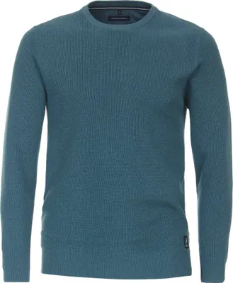 Produktbild von Casa Moda - Herren Pullover mit Rundhalsausschnitt (433995800), Größe:XXL, Farbe:türkis (393)