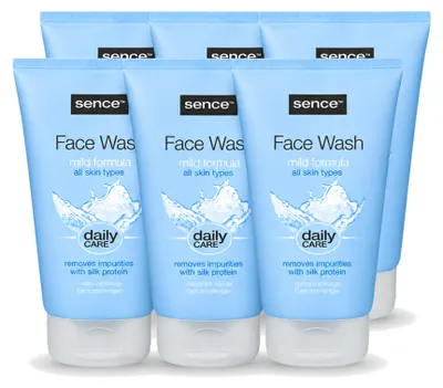 Produktbild von 6 x Sence Gesichtsreiniger für alle Hauttypen - 150 ml - Vorteilspackung - 6 Stücke