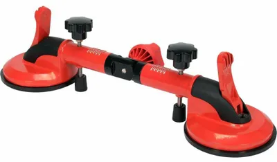 Glassauger YATO 2-fach mit verstellbarem Griff und 118 mm Saugnäpfen