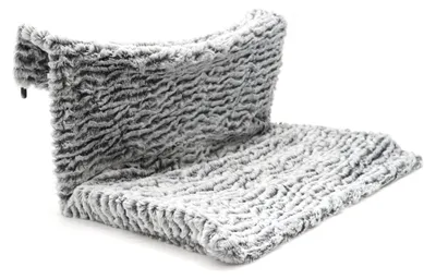 Obrázek produktu pro Croci vyhřívaný pelíšek pro kočky 48 x 30 x 26 cm, šedý