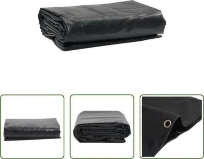 Immagine prodotto di The Living Store Abdeckplane Anthrazit 3x3 m 650 g/m²